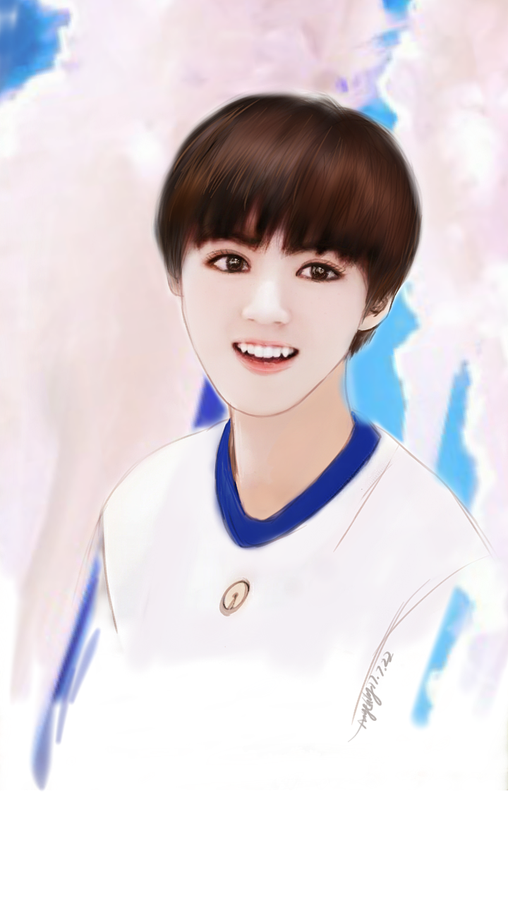 手机app 手绘王俊凯