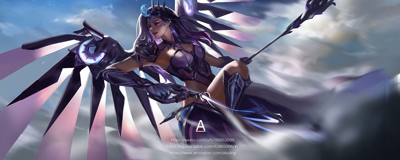 守望先锋美宣传插图练习