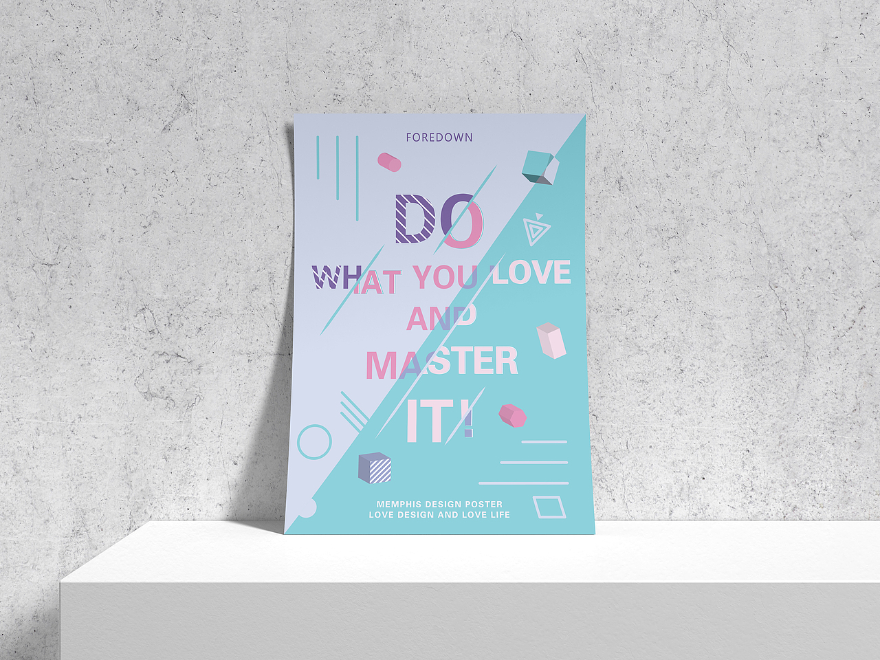 孟菲斯风格海报设计