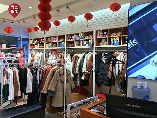 钦南区定制男装货架落地式组合KM高低展示架