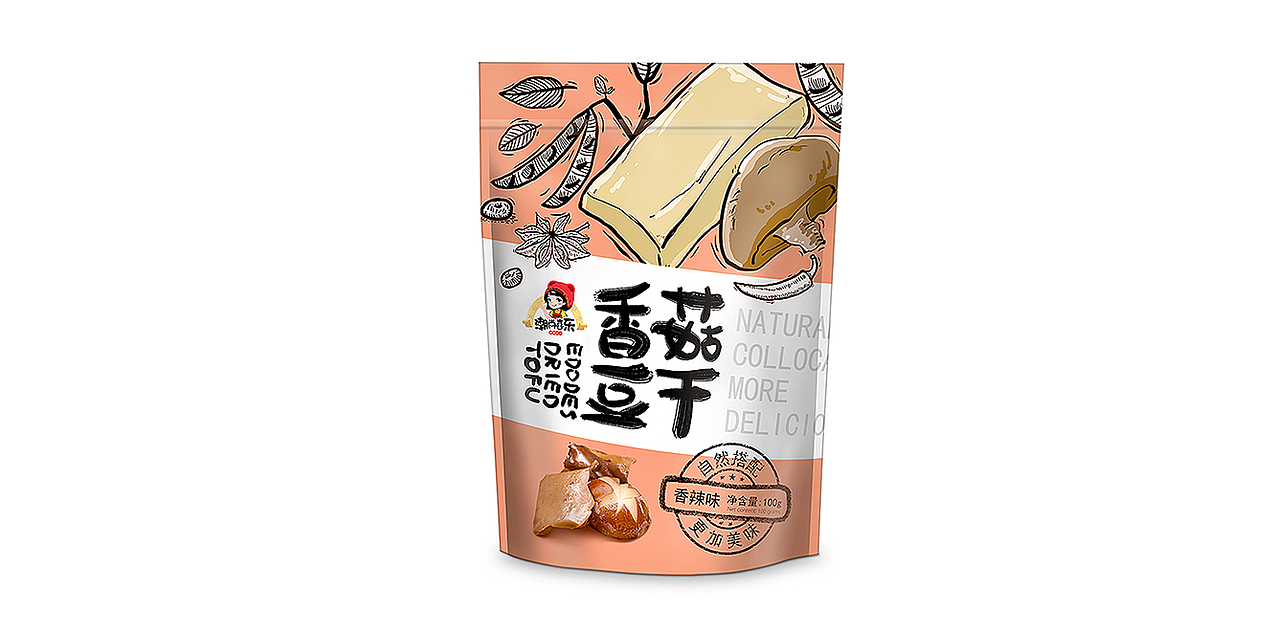 食品包装设计——香菇豆干（图ZNjkxMzM4Mjg=） - 包装 - 站酷设计师时叹原创素材 - 站酷ZCOOL