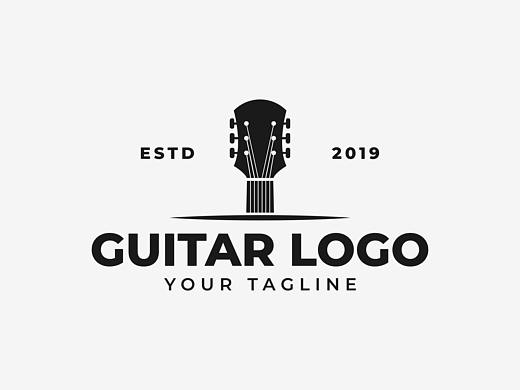 【素材】吉他音乐logo标志