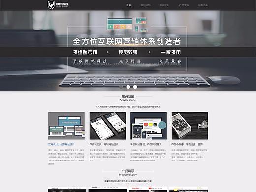 科技类官网页面