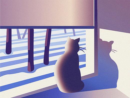 插画练习-猫（个人主页-ZMzYxNjQyMjA=） - 创作习作 - 站酷设计师一也只有二能动原创素材 - 站酷ZCOOL