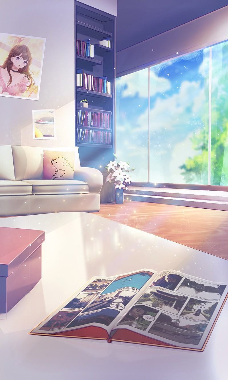 blender建模练习二次元场景