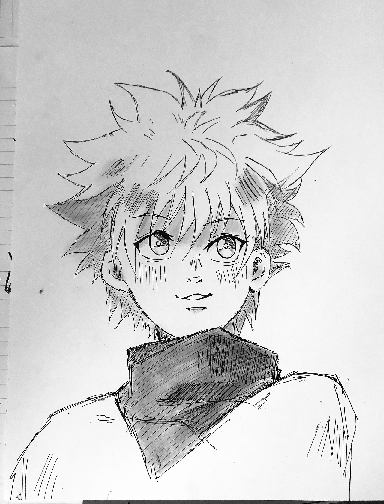 动漫动画片奇犽揍敌客奇犽日本动漫全职猎人钢笔画kuronakensheglam x