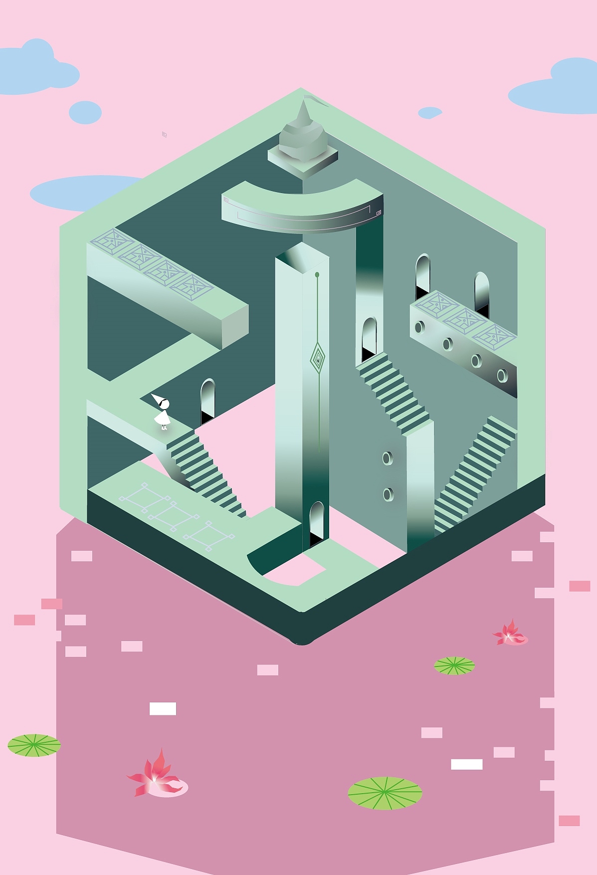 纪念碑谷临摹练习