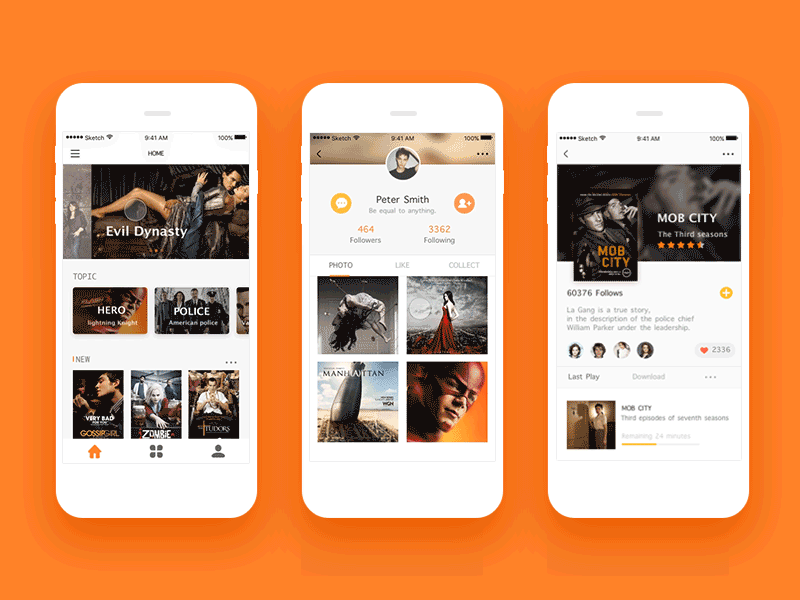 ＃Dribbble Style＃第二弹GIF（图ZOTUyMDc2MDA=） - APP界面 - 站酷设计师JOnes大伟原创素材 - 站酷ZCOOL