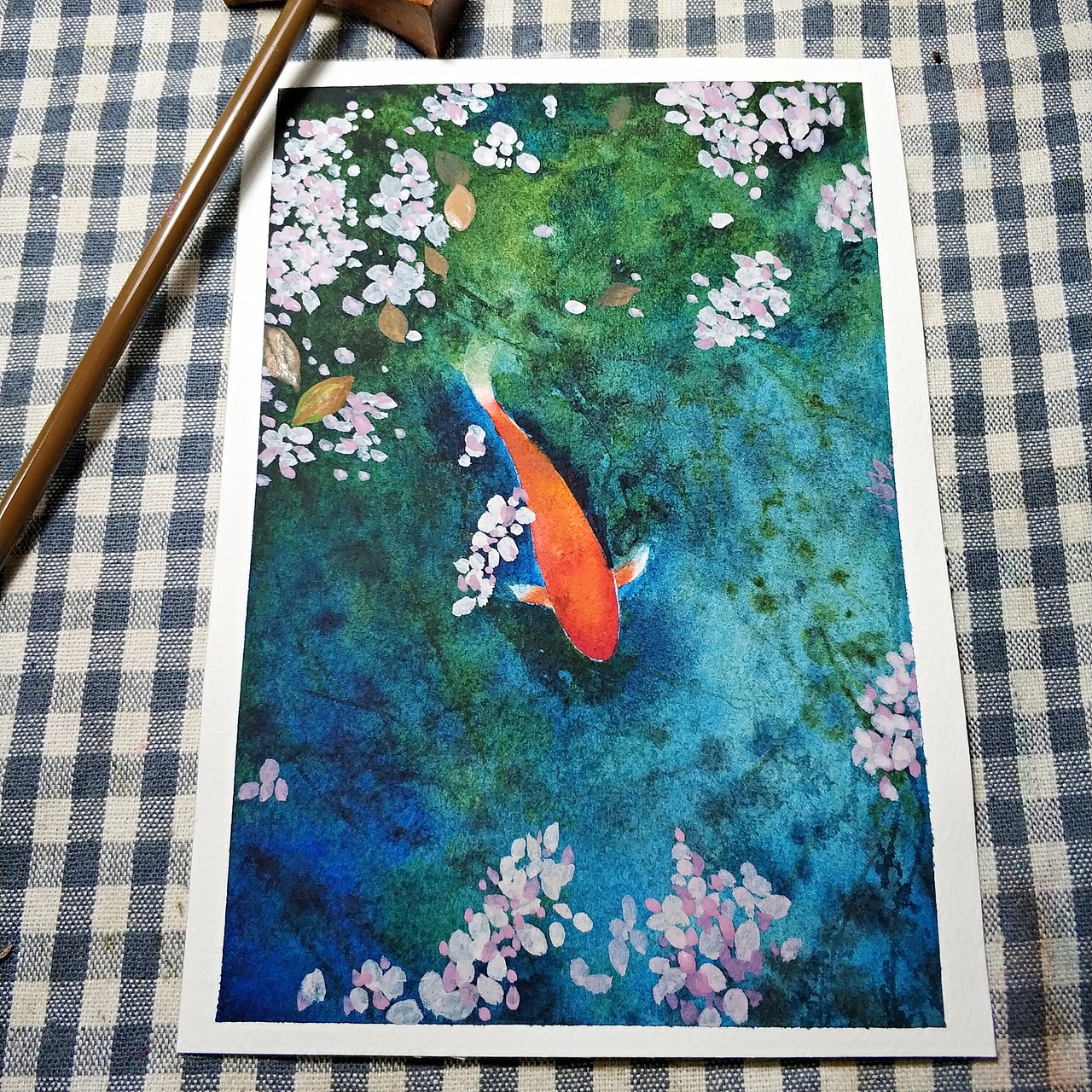 锦鲤锦鲤求好运!