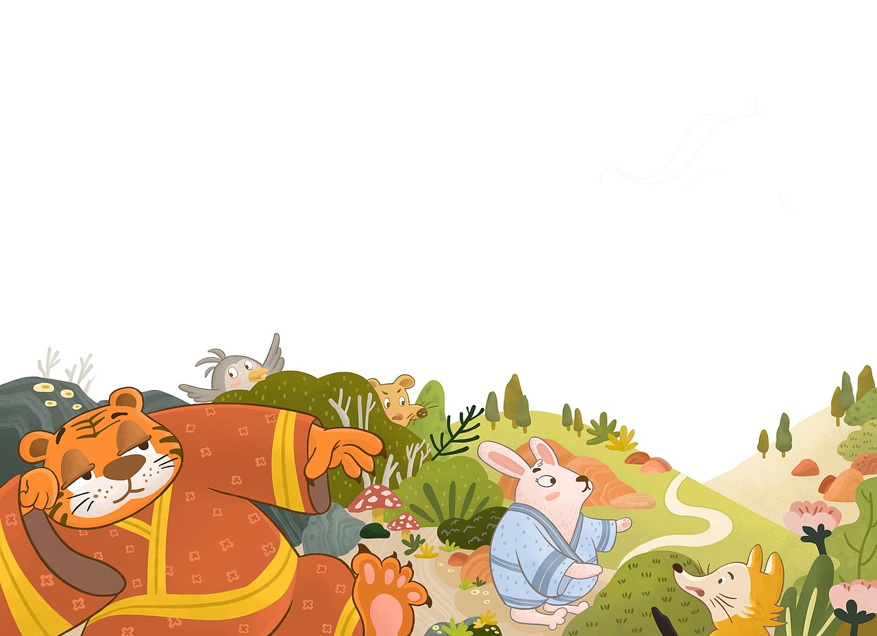 《从前哪》插画设计（图ZMjE4MzI2MTA0） - 儿童插画 - 站酷设计师肚子有点痛owo原创素材 - 站酷ZCOOL