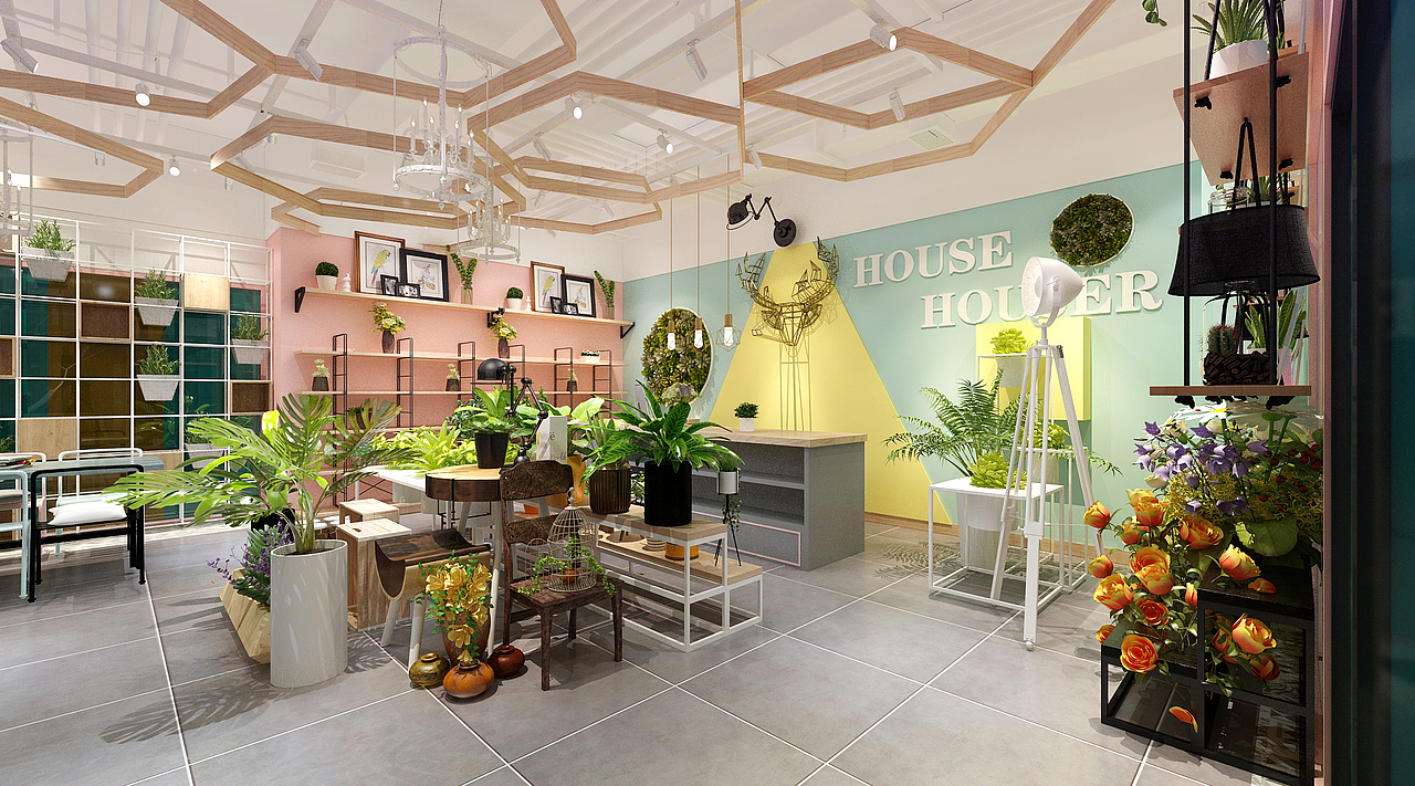 HouseHouse好色好舍花房工作室（图ZMTIxMDU3MjY4） - 展陈设计 - 站酷设计师靖煜怒那原创素材 - 站酷ZCOOL