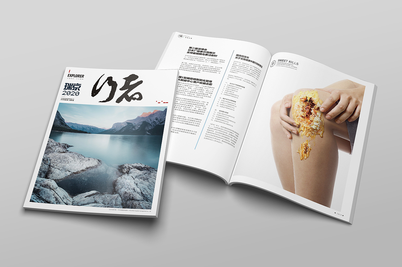 瑞京集团杂志《行者》（图ZMjE5MzA2ODQ4） - 书籍/画册 - 站酷设计师邱刀鱼原创素材 - 站酷ZCOOL