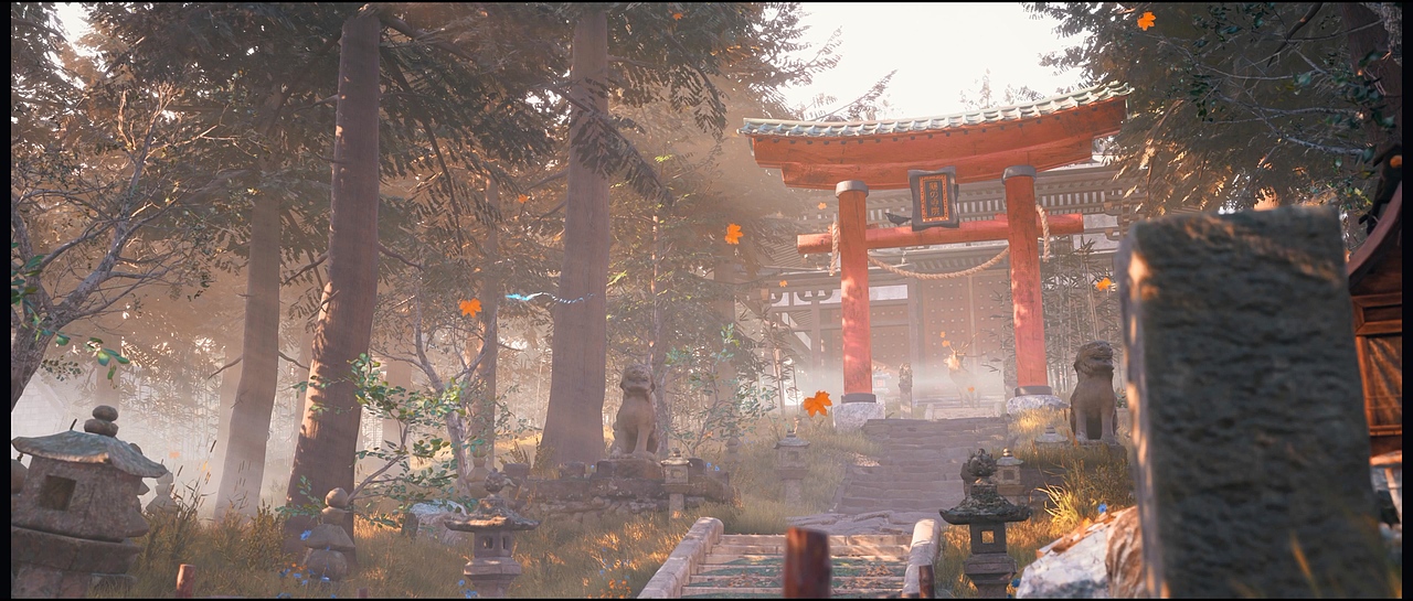 【UE4】日式风格小寺院——小径