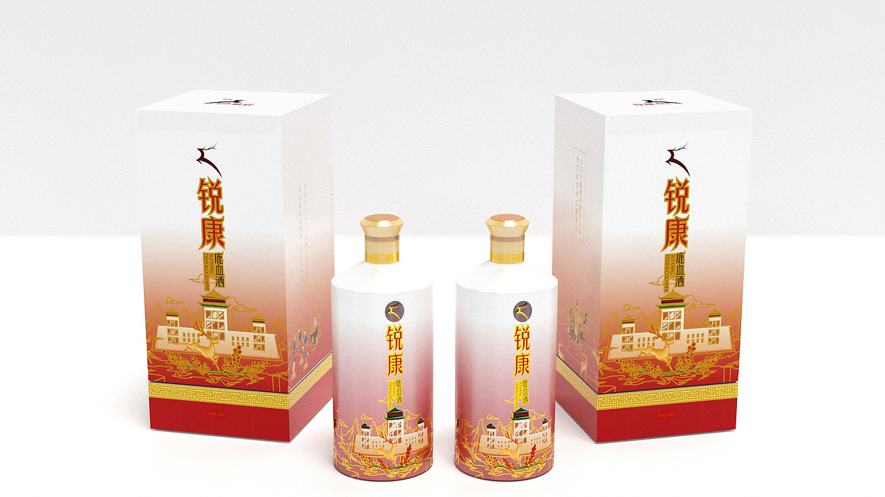 白酒包裝（圖ZMjYwMDg0MTE2） - 包裝 - 站酷設計師雨閃閃美學設計原創(chuàng)素材 - 站酷ZCOOL
