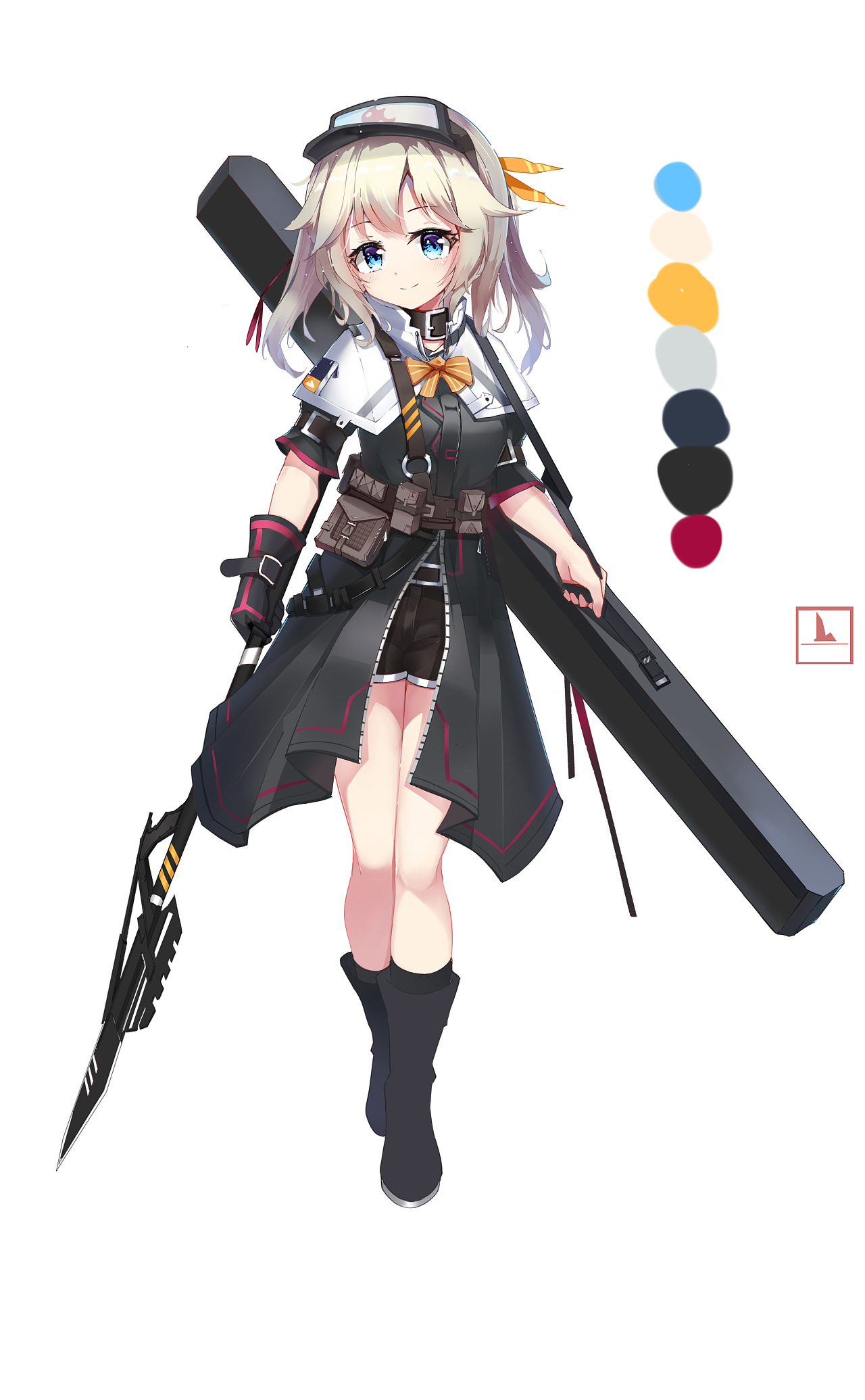 Wallpaper : senjata, cosplay, rambut panjang, rambut putih, gadis anime ...