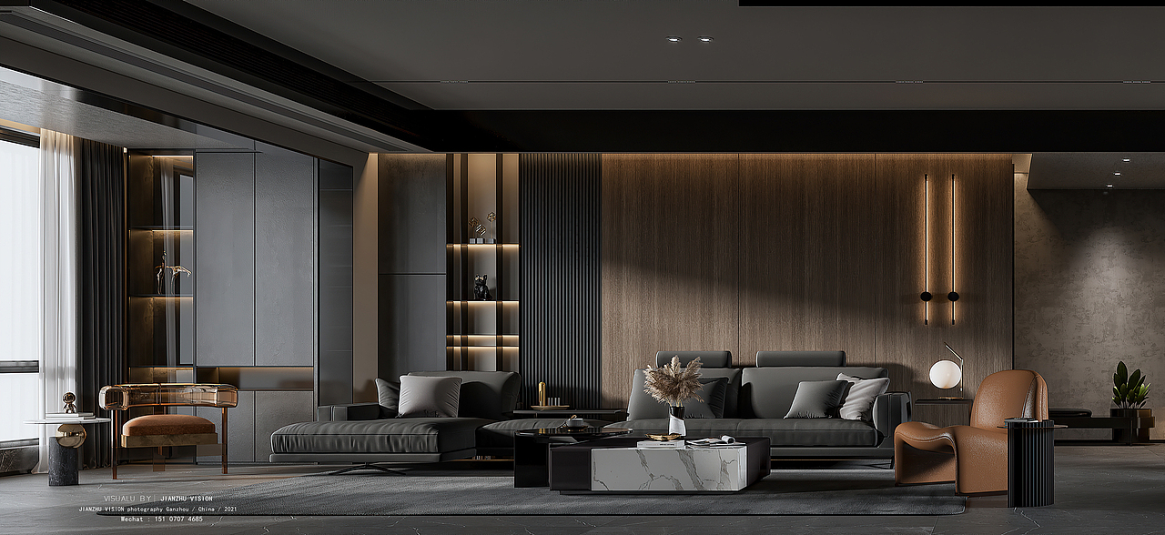 现代 — 深邃灰