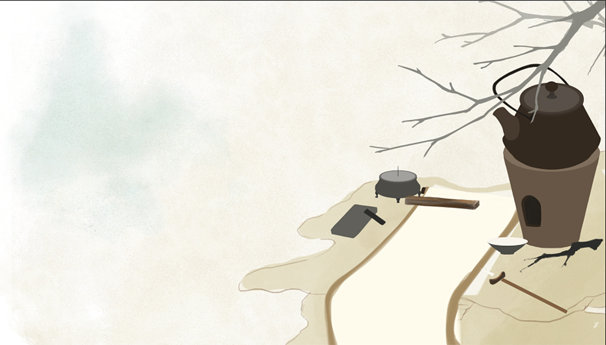 古风水墨小场景