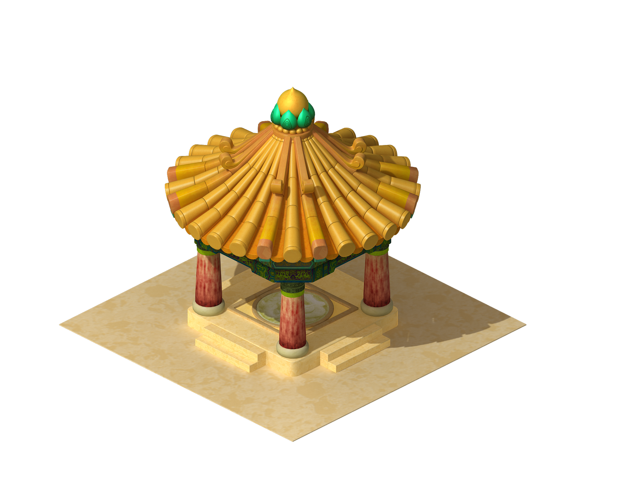 3d模型建筑|三维|场景|墨黑_设计 - 临摹作品 - 站酷 (zcool)