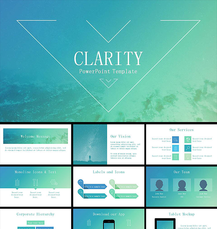 虚幻背景风格动画效果PPT模板（图ZNjcxODg1MDg=） - PPT/Keynote - 站酷设计师爱晴天原创素材 - 站酷ZCOOL