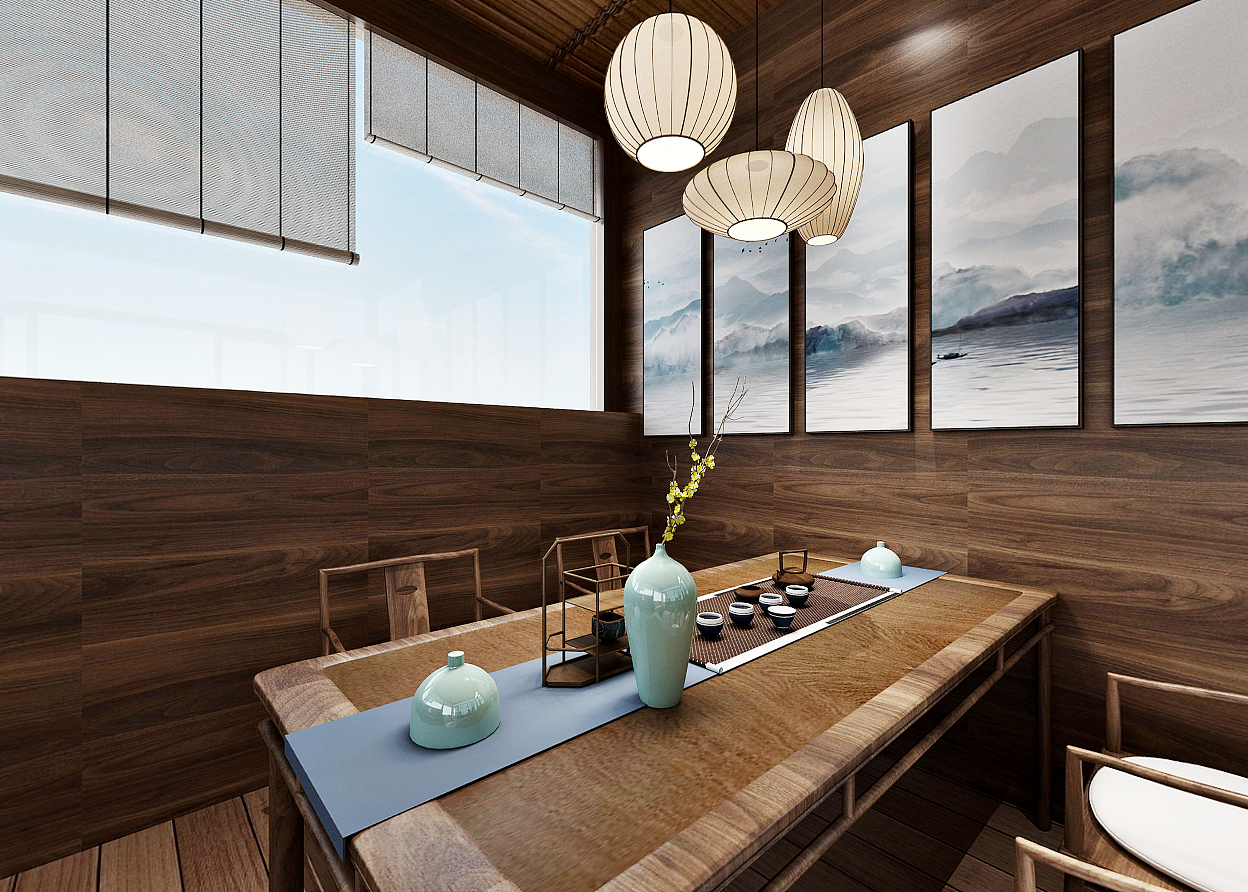 康桥融府163平现代风格装修设计效果图（图ZMjMxNDYzODk2） - 家装设计 - 站酷设计师美的家装饰公司原创素材 - 站酷ZCOOL