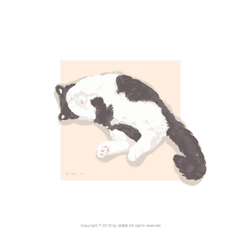 mocha睡姿集合1（图ZMTU1OTIzMDg4） - 创作习作 - 站酷设计师凉减减原创素材 - 站酷ZCOOL