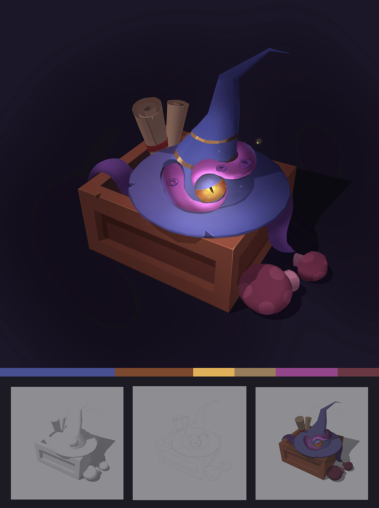 2021练习之3D辅助图标设计