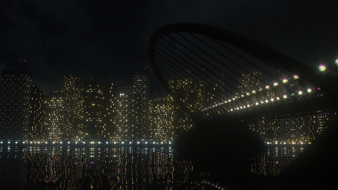 《万家灯火》-C4D城市夜景渲染练习（图ZMjMyOTQ4MTUy） - 场景 - 站酷设计师孤洁大大原创素材 - 站酷ZCOOL