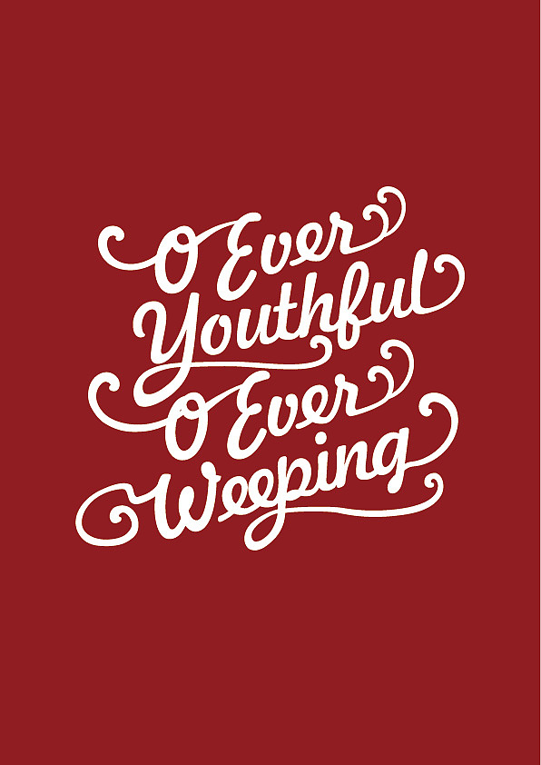 英文字体设计oeveryouthfuloeverweeping