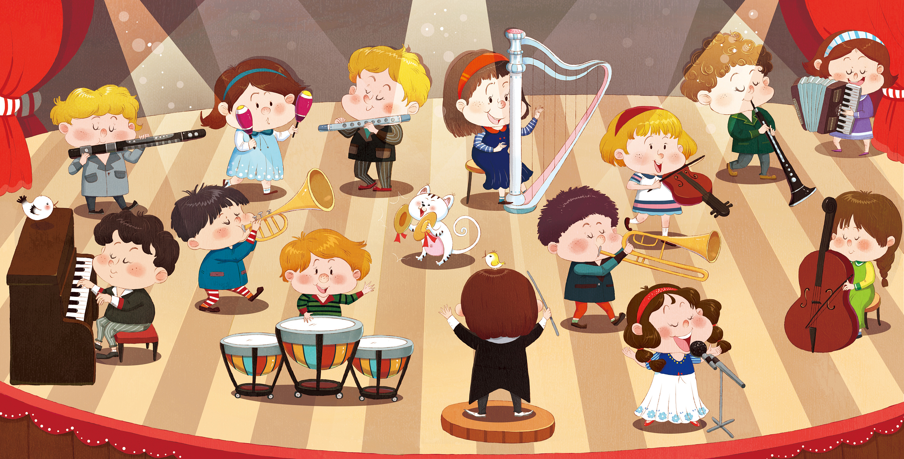 认知类插画-乐器