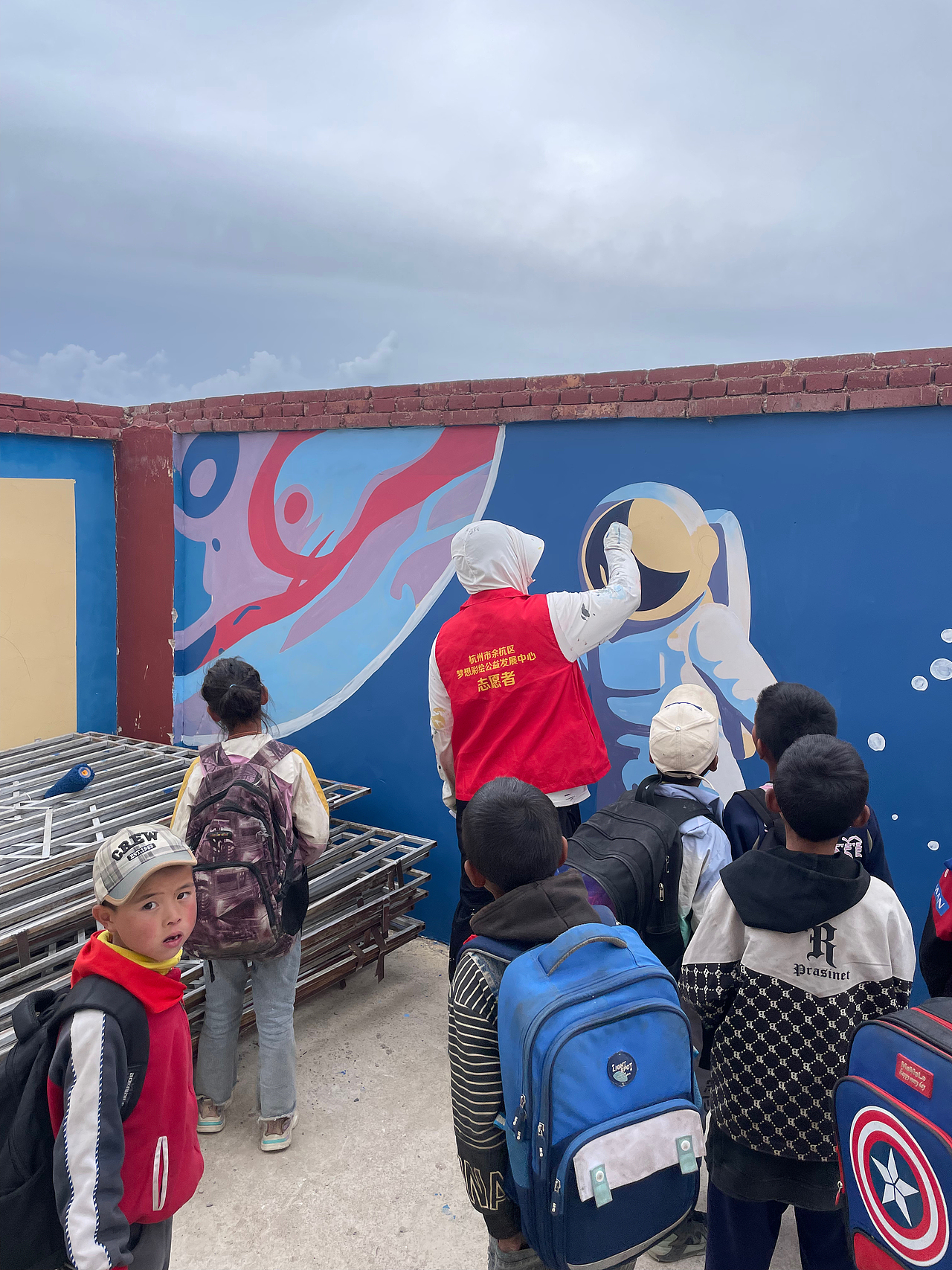 梦想彩绘|青海全都苏泊尔小学公益彩绘之旅