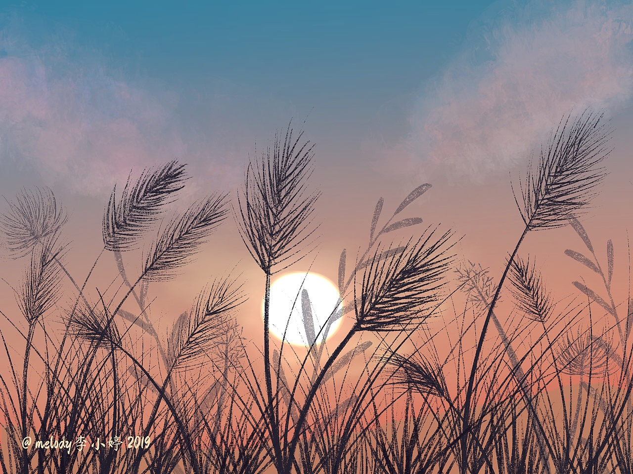 抬头看看天空之朝霞晚霞