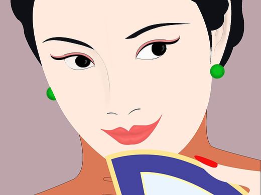 旗袍插画（个人主页-ZNDc3NTcwNjA=） - 创作习作 - 站酷设计师五阿哥在哪里原创素材 - 站酷ZCOOL