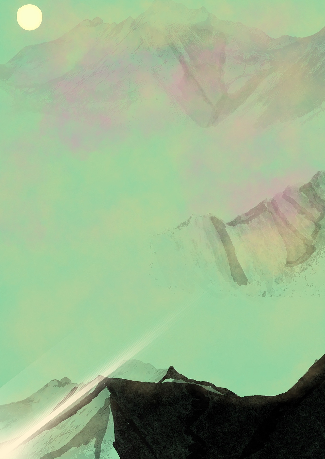 高山|插画|概念设定|yenryu - 原创作品 - 站酷 (zcool)