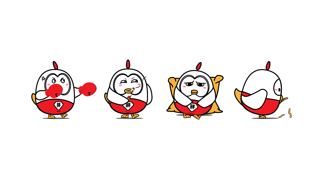 小胖鸡ip形象延生