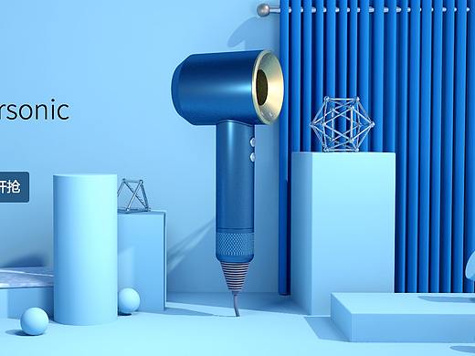 C4D产品banner练习