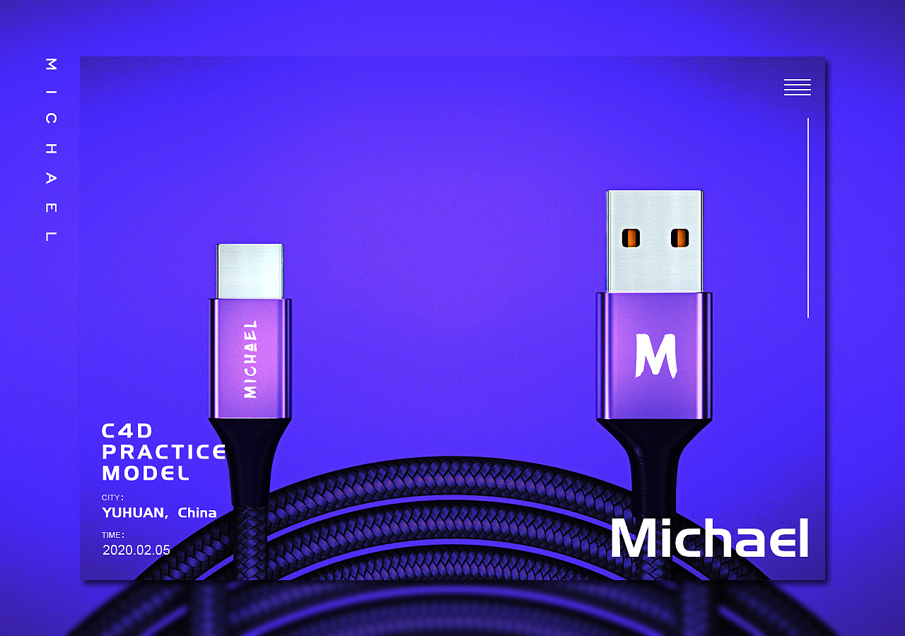 最近学的C4d的作品,慢慢长路,努力吧