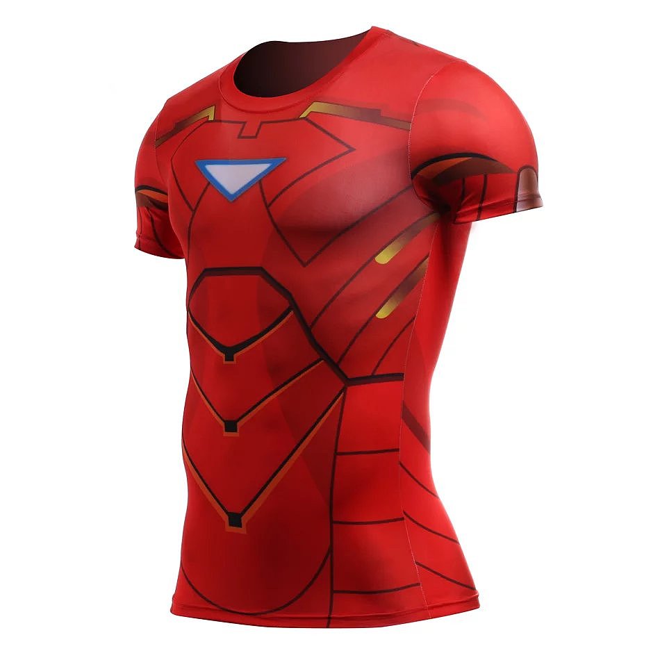 钢铁侠紧身服饰拍摄