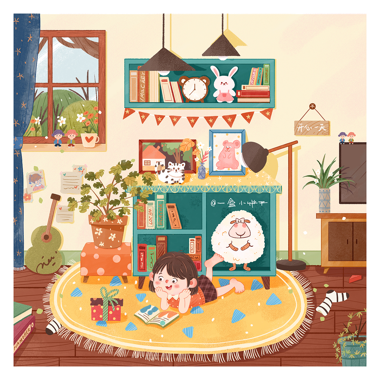 一个人的生活（图ZMjc0NTY2MzYw） - 儿童插画 - 站酷设计师笨笨师太原创素材 - 站酷ZCOOL