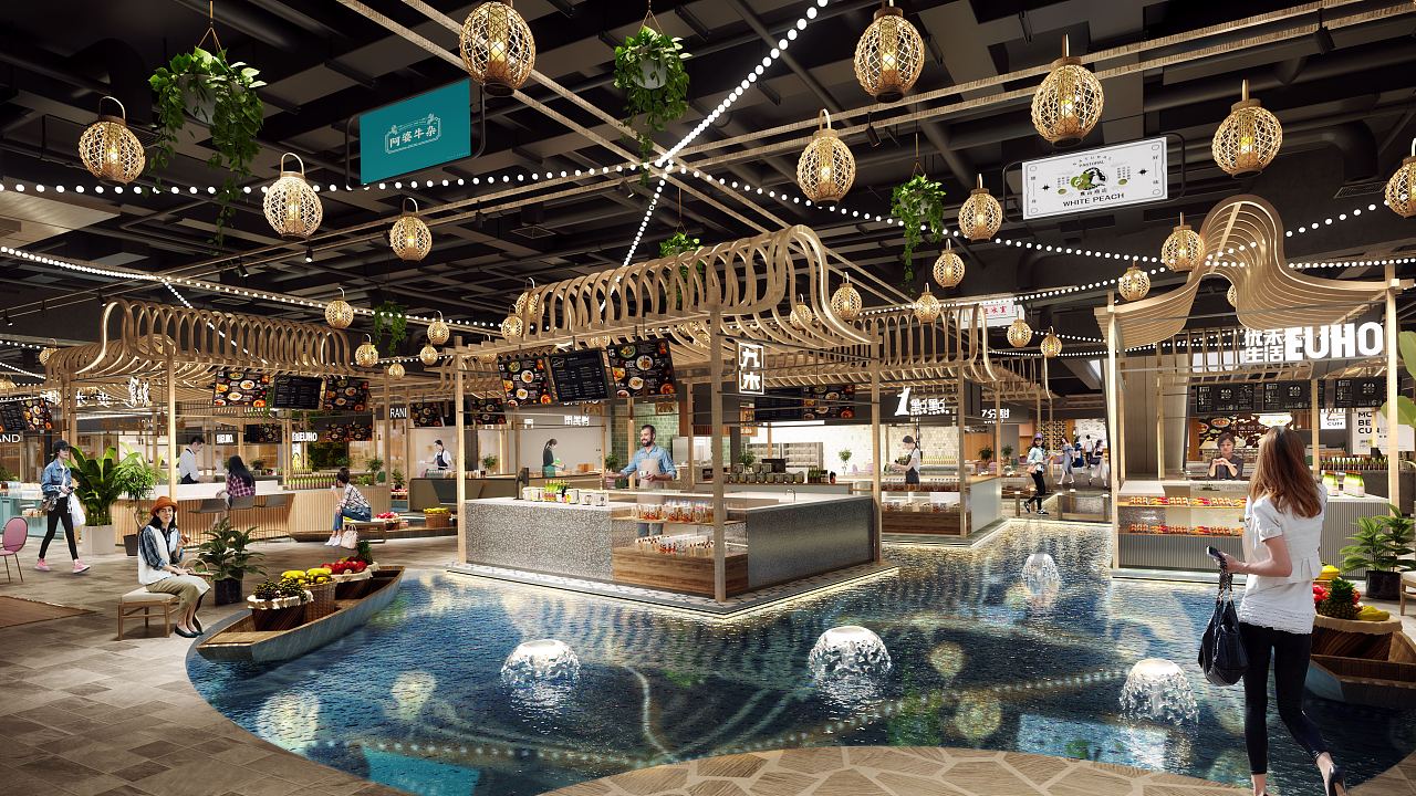 商超效果图|空间|商业空间设计|士心田力 - 原创作品 - 站酷 (zcool)