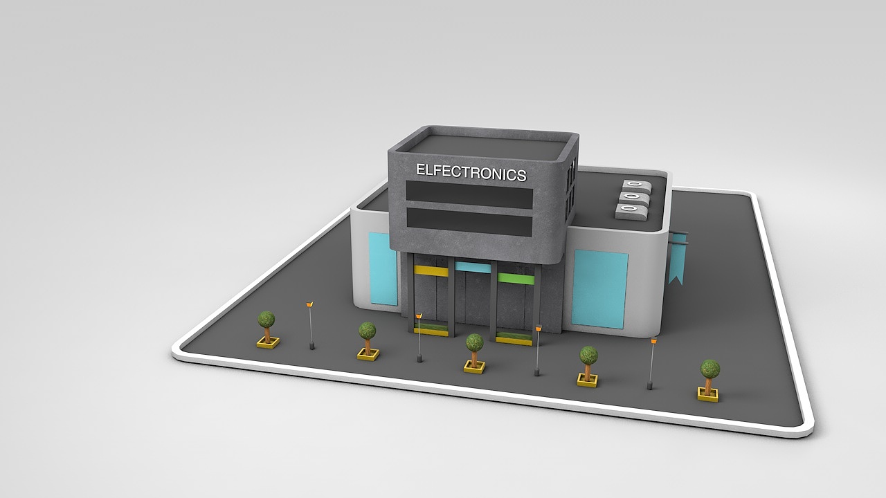 c4d房子模型练习|三维|建筑/空间|意本云创_原创作品-站酷zcool