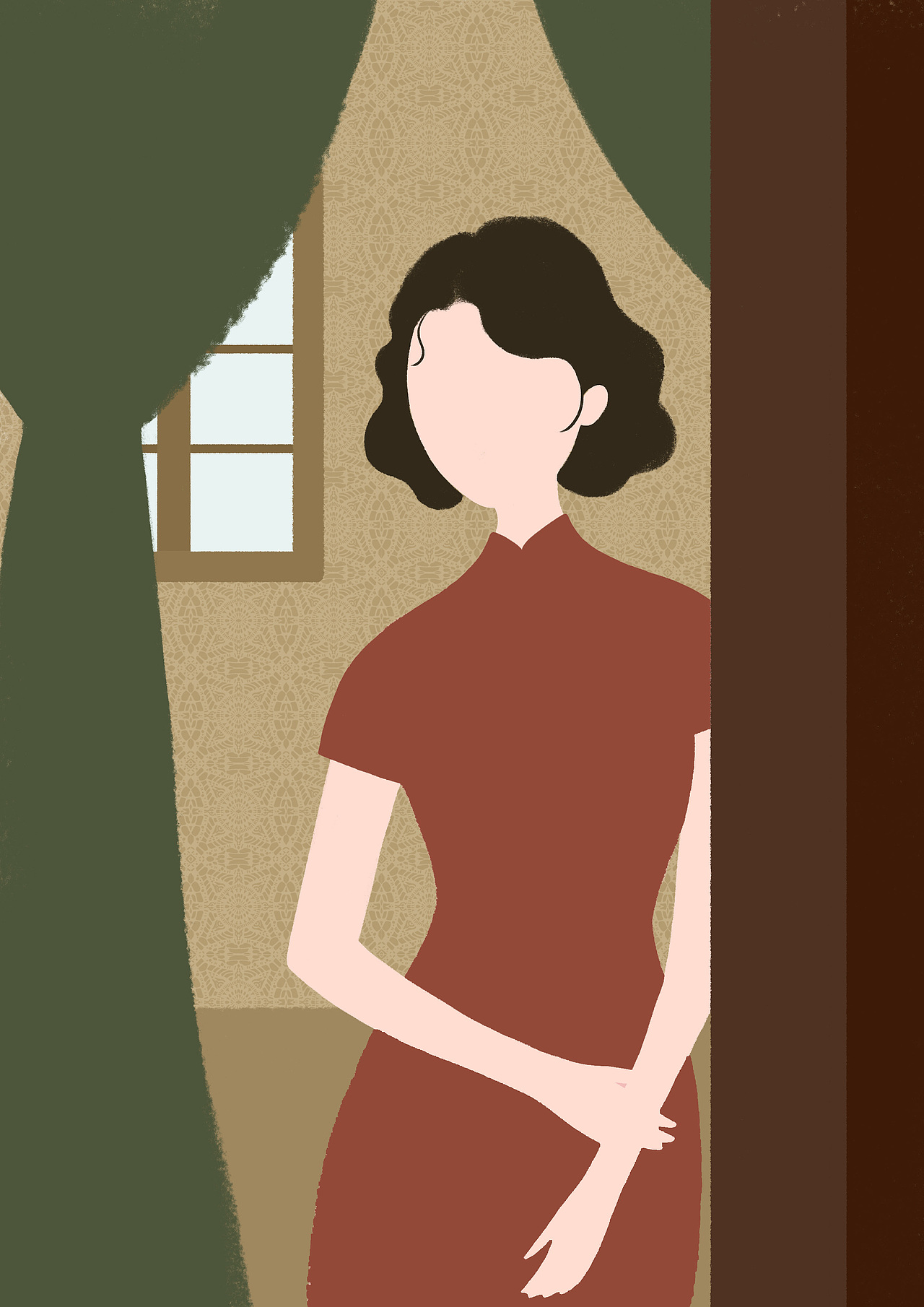 复古民国/北方有佳人（图ZMjMyMjc2MjM2） - 创作习作 - 站酷设计师两万玐_can原创素材 - 站酷ZCOOL