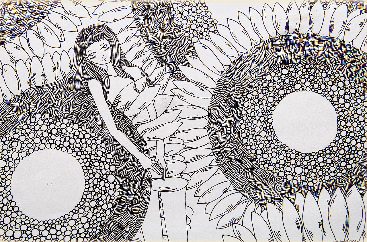 #青春答卷2016#<蜕>系列主题插画