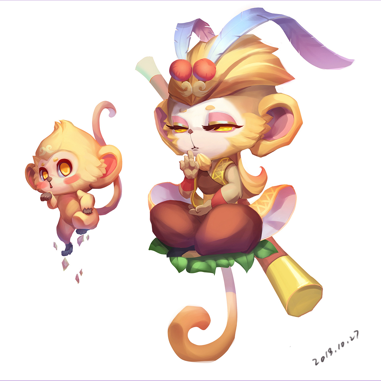 猴子|插画|游戏原画|459555802 - 原创作品 - 站酷 (zcool)