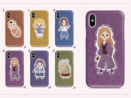 六个不同年龄阶段的女性