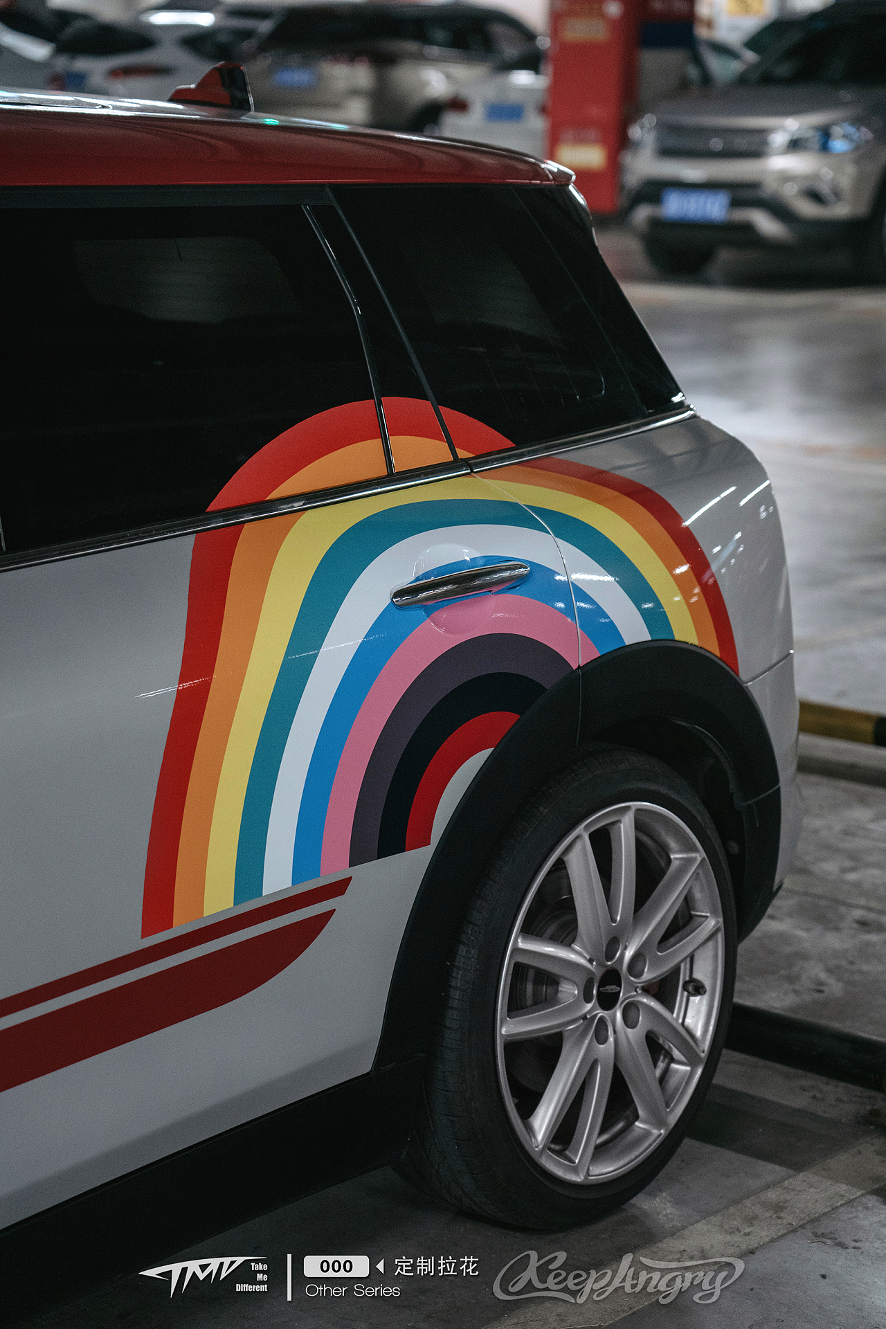 mini定制拉花|工业/产品|交通工具|tmd汽车摄影 - 原创作品 - 站酷
