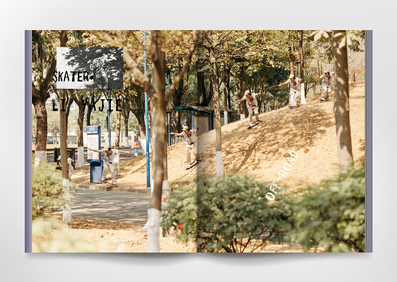 滑板摄影画册《city skatelife》下