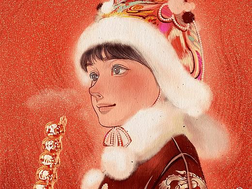 2022虎年春节插画