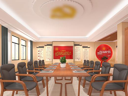 某地一个党员活动室