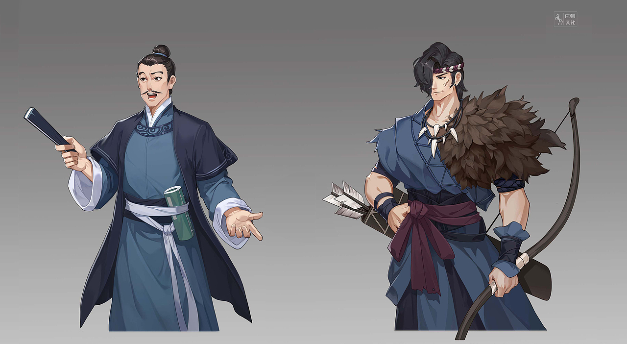 2020年金山世游武林闲侠人像立绘