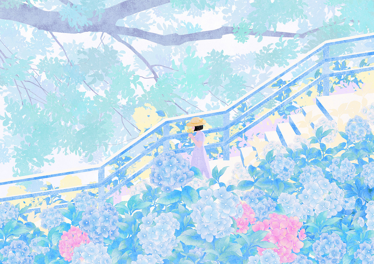 入夏则夏-无尽夏|插画|创作习作|weiyi51129 - 原创作品 - 站酷